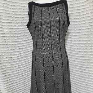 Black Grey Aline Dress